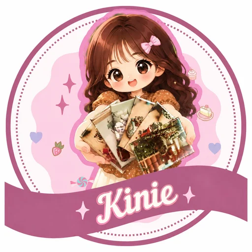 Logo Kinie – ảnh nam châm handmade